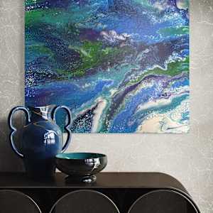 Mystic Rhapsody in Blue and Green by JD Hecht  Image: Mystic Rhapsody in Blue and Green (Setting)