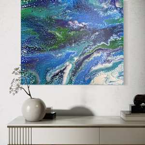 Mystic Rhapsody in Blue and Green by JD Hecht  Image: Mystic Rhapsody in Blue and Green (Setting)