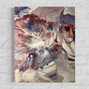 Life is the Breathe Given to Art | 20 x 16 x 1 in | Abstract Painting by JD Hecht | Creatively Cutz Studio, Image 1.