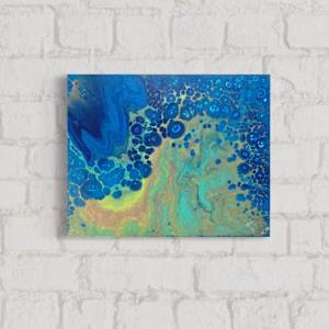 Orbital Memory | 16 x 20 x 1 in | Collaborative Artwork by JD Hecht | Creatively Cutz Studio, Image 2.