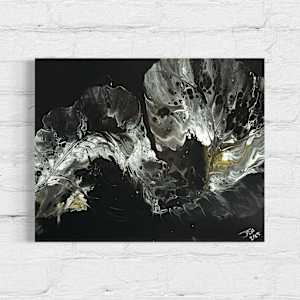 Nightbloom Fold | 16 x 20 x 1 in | Collaborative Artwork by JD Hecht | Creatively Cutz Studio, Image 2.
