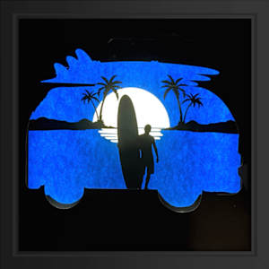 Hawaiian (Surfer) BOX by JD Hecht | Creatively Cutz Studio, Image 1.