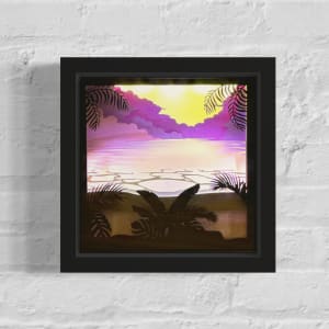 Coastal Beach Serenity by JD Hecht  Image: Coastal Beach Serenity
Black Frame