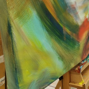 When Spinning Worlds Collide by Kate Hessling  Image: When Spinning Worlds Collide detail and sides