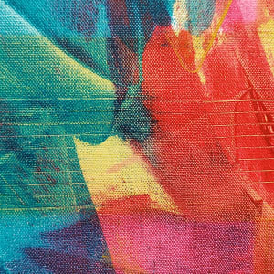 Prismatic Rose by Kate Hessling  Image: Prismatic Rose detail