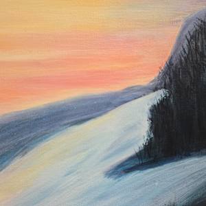 Rugged Mountain Range by Kate Hessling 