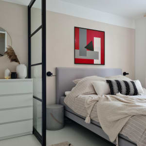 Black Triangle by Kate Hessling  Image: Black Triangle framed in bedroom