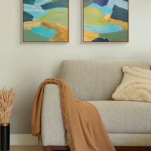 The Canals by Kate Hessling  Image: The Canals and The Lake in lounge room
