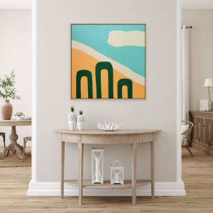 Coastal View by Kate Hessling  Image: Coastal View framed in foyer