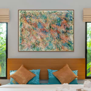 Desert Scrub by Kate Hessling  Image: Desert Scrub framed in bedroom