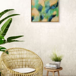 Dreamscapes by Kate Hessling  Image: Dreamscapes framed in sitting room