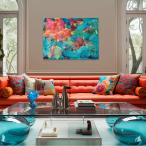 Prismatic Rose by Kate Hessling  Image: Prismatic Rose in situ