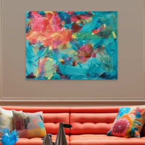 Prismatic Rose by Kate Hessling  Image: Prismatic Rose closeup in situ