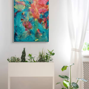 Prismatic Rose by Kate Hessling  Image: Prismatic Rose showing indicative framing in situ