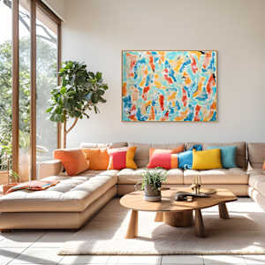 Regatta by Kate Hessling  Image: Regatta framed in lounge room