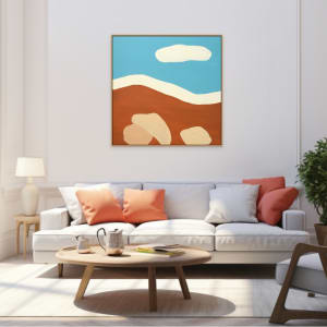 Rocky Outback by Kate Hessling  Image: Rocky Outback framed in lounge room