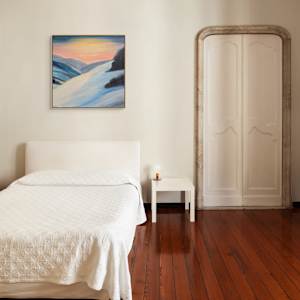 Rugged Mountain Range by Kate Hessling 