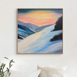 Rugged Mountain Range by Kate Hessling 