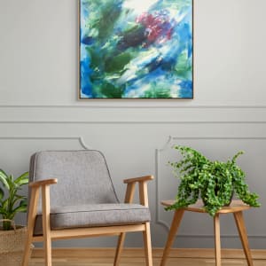 Rush by Kate Hessling  Image: Rush framed in sitting room