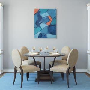 Fractured (Pyroclasts) by Kate Hessling  Image: Fractured in dining room