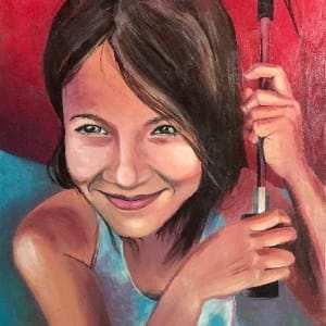 Portrait of Maura by Beth Walldorf