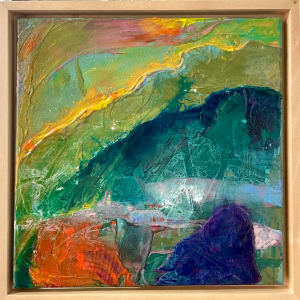 Technicolor Remnant (FRAMED) by Beth Walldorf
