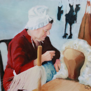Colonial Williamsburg Wigmaker by Catherine Kauffman