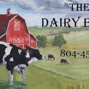 The Dairy Barn by Catherine Kauffman  Image: Made some alterations with Photoshop (a first) to create the image for The Dairy Barn's new sign.