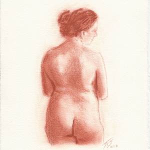 Nude (study for Welcome) by Thomas Stevens