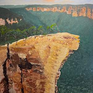 Hanging Rock in the Bluies by Ian Collins