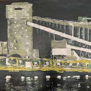 White Bay by night by Ian Collins