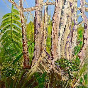 Trees on the Point by Ian Collins
