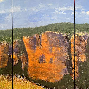 Peckmans Plateau Triptych by Ian Collins