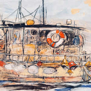 Working Boat by Ian Collins, Image 1.