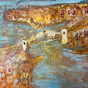 Activity on the harbour by Ian Collins