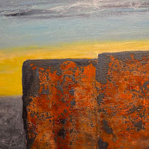 Cliffs by ocean by Ian Collins