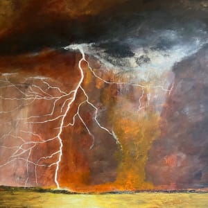 Lightning and fire by Ian Collins