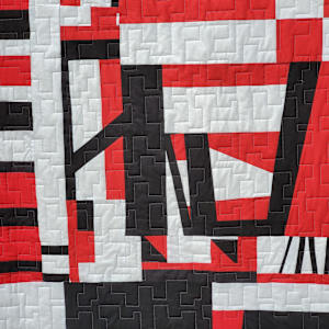 Gees Been Inspired - Bed Quilt by Jeanette Floyd, Image 4.