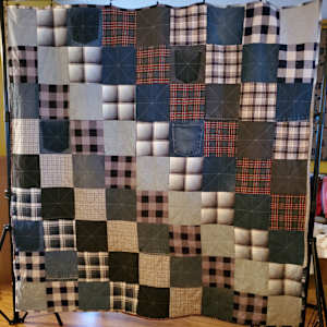 Recycle Jeans Quilt by Jeanette Floyd, Image 2.