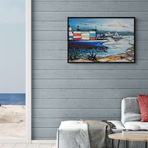 Busy Waterfront by Sony Purba 