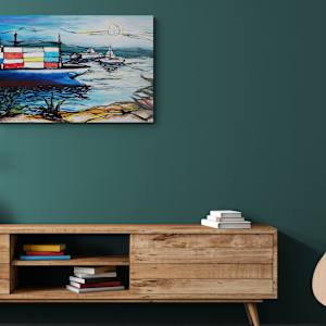 Busy Waterfront by Sony Purba 