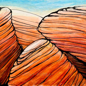 Crimson Strata by Sony Purba