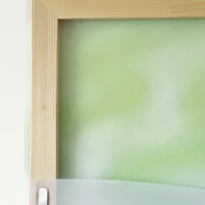 *Split Fragment (Green/Blue)* by TATIANA JOHNSON  Image: Detail: Fragment Edge