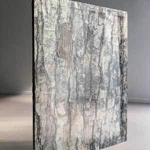 *Shadow Plane (Bark Study)* by TATIANA JOHNSON  Image:  In situ view — backlit