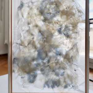 *Folded Bloom Study* by tatiana__ johnson  Image: Reverse view — translucent layers