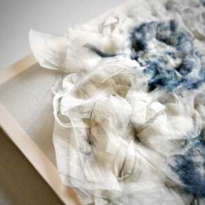*Folded Bloom Study* by tatiana__ johnson  Image: Detail — textile layering