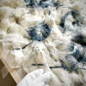 *Folded Bloom Study* by tatiana__ johnson  Image: Detail — printed trace