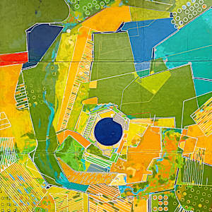 SAT 12/2024 Serie Agricultura y tecnología. Triptych by Ignacio Klindworth