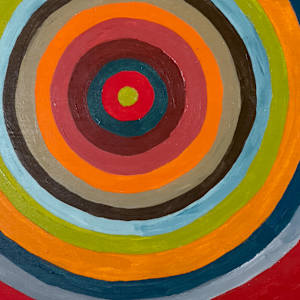 RADIATING CIRCLES by Phyllis Brody 