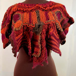 ADORNED PONCHO by Phyllis Brody 